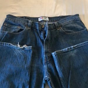 Levi relaxed straight jeans